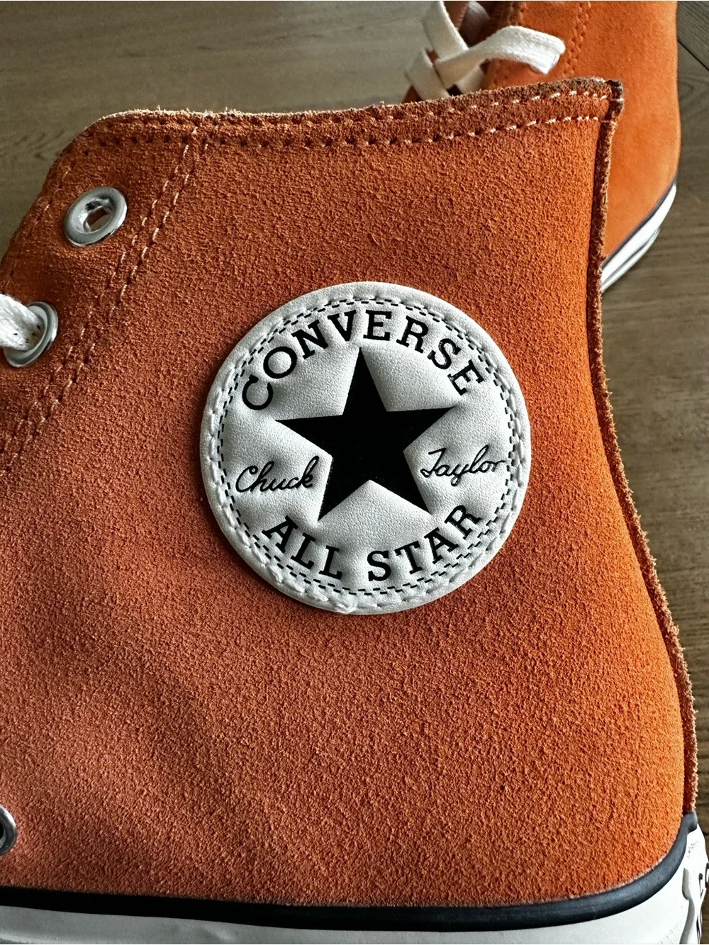 Converse Orange High-Top Chuck Taylor All Star Sneakers